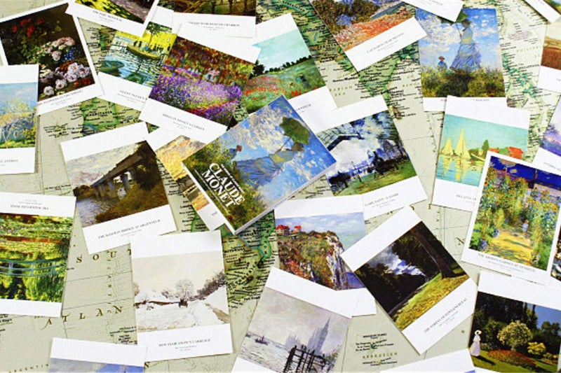 HOSTEESSCHOICE Claude Monet Famous Paintings Postcards, 30 PCS,Premium Collectable Retro Art Gifts, Perfect Stocking & Greeting Gift,4x6 Inch-Claude Monet - Image 5